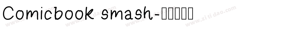 Comicbook smash字体转换